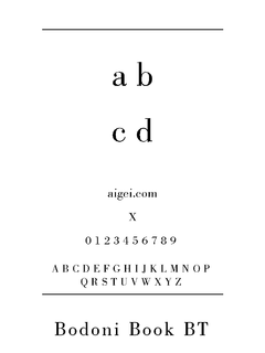 ​博多宁字体 BODONIN.TTF 软件下载｜平面设计必备工具