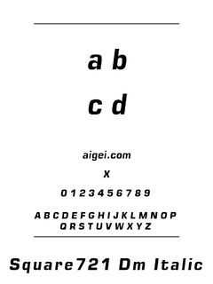 SQR721DI 字体下载｜设计排版工具