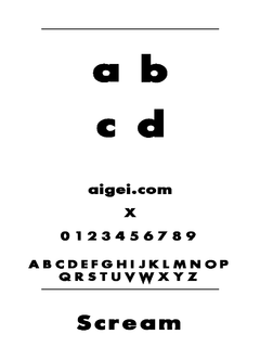 SCREAM 字体（Windows 系统）下载｜创意排版设计工具