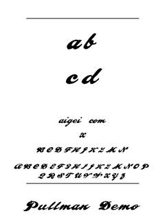 PULLD__ 字体下载｜创意手写设计工具