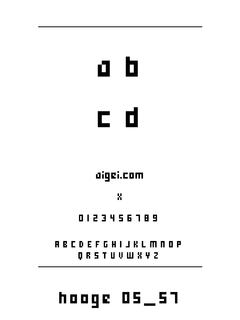 Hoog0557 英文字体下载｜创意排版设计工具