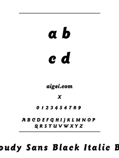 ​GOUDSAKI 字体下载｜创意设计排版工具