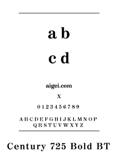 ​CEN725B 字体下载｜设计排版资源