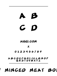 ​SF Minced Meat Bold Oblique 字体下载｜创意英文字体资源