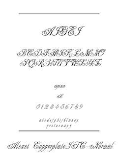 ALCOPPLN 字体下载｜平面设计创意排版字体