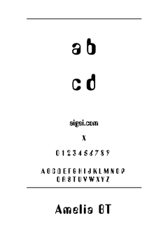 AMELIAN 字体下载｜创意英文字体设计应用