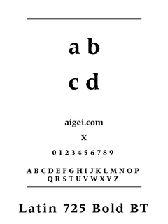 LAT725B 字体下载｜复古英文字体设计资源