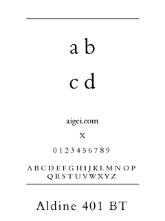 ALD401N 字体下载｜英文字体设计资源