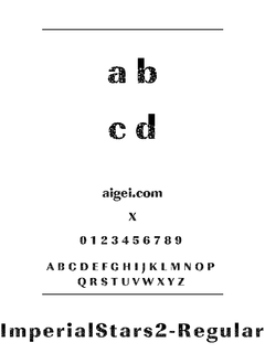 Stars2 字体下载｜平面设计创意资源