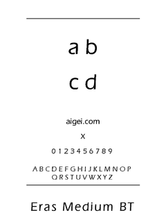 ​伊拉斯姆字体（ERASM.TTF）下载｜平面设计创意应用