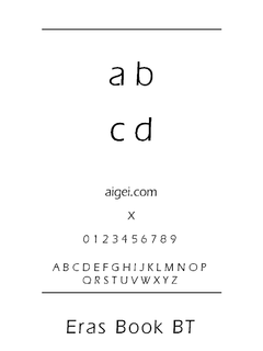 ​ERASN（字体）下载｜创意设计字体资源