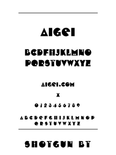 ​字体霰弹枪（SHOTGUNN.TTF）下载｜创意设计必备资源