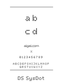 ​8514sys（Windows 系统字体）下载｜经典像素点阵字库资源