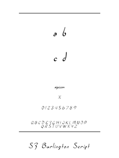 ​SF Burlington Script SC Bold 字体下载｜英文字体设计资源