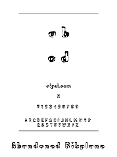 ​Abandone 字体下载｜英文字体设计资源