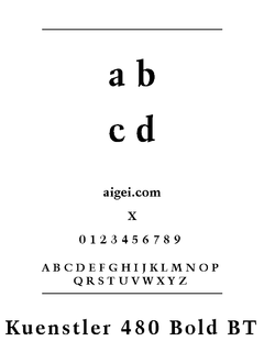 ​KUEN408B 字体下载｜设计排版资源