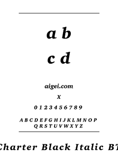 ​字体查特基（CHARTRKI.TTF）下载｜创意设计排版资源