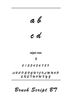 ​BRUSHSCN 字体下载｜手写艺术设计资源  第1张