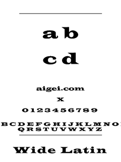 ​LATINWD 字体下载｜拉丁语风格设计字体