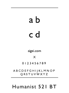 ​HUM521N 字体下载｜设计应用字体资源
