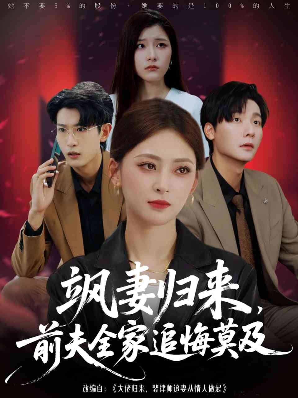 《飒妻归来前夫全家追悔莫及》全集免费高清短剧无广告在线播放|短剧·中国大陆·2025