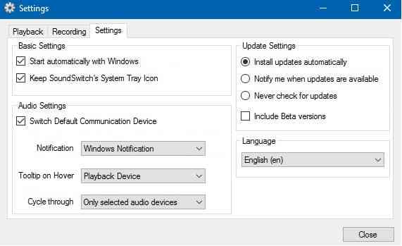 《SoundSwitch(音频设备切换软件)v6.5.4.0》软件免费下载|网络工具·6.5.4.0  第2张