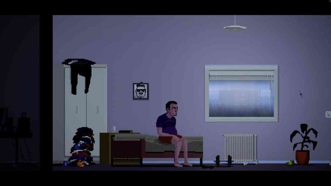 《失业模拟器2018》官方版》游戏免费下载|冒险游戏·恐怖·像素图形·黑色幽默·心理恐怖  第3张